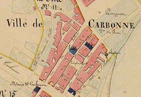 Le plan cadastral Napoléonien est consultable à la Mairie. - JPEG - 43.2 ko